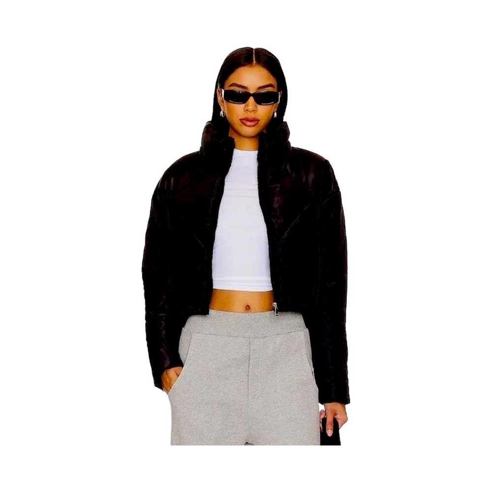 Cotton On Body Mother Puffer Quilted Cropped Jacket XS